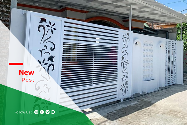 Pintu Pagar Minimalis Jogja
